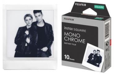 Fujifilm instax square 10 - 10 Fotos Monochrome  Sofortbildfilm